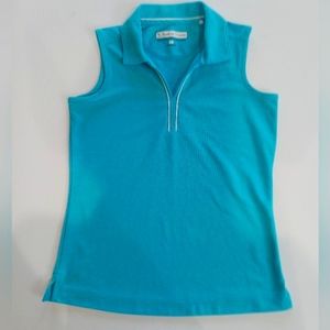 Pebble Beach size S Turquoise Golf Shirt.